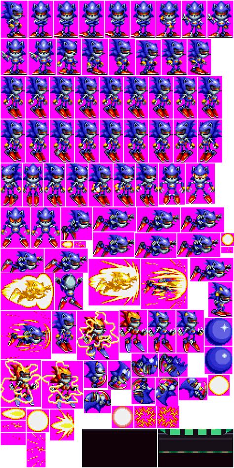 Metal Sonic Custom Sprites By Dimensionthekirby On Deviantart Images