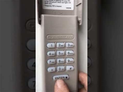 How To Reset Password On Liftmaster Garage Door Opener ...