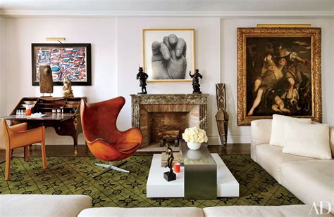 24 Elegant Art Centric Rooms From The Ad Archives Photos