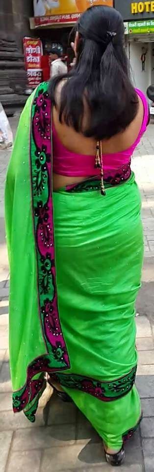 Tamil Aunties Hot Back Side View Indian Aunty Pinterest Saree Indian Girls And Saree Blouse