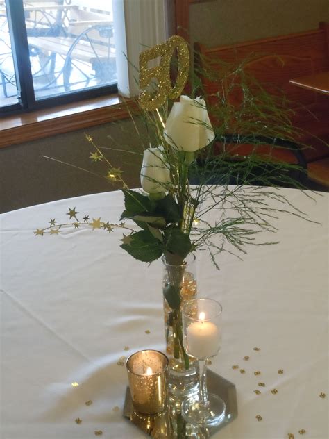 50 Table Decorations 50th Wedding Anniversary To Make The Golden Years