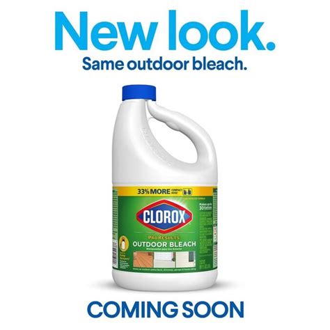 Clorox germicidal bleach whitens, disinfects and kills mold and mildew on a variety of surfaces. Clorox Pro Results Outdoor Bleach for Cleaning- 81-oz ...