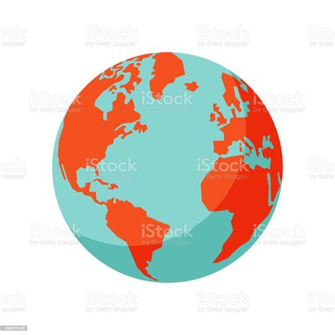 Bola Dunia Bumi Ilustrasi Stok Unduh Gambar Sekarang Globe Peta