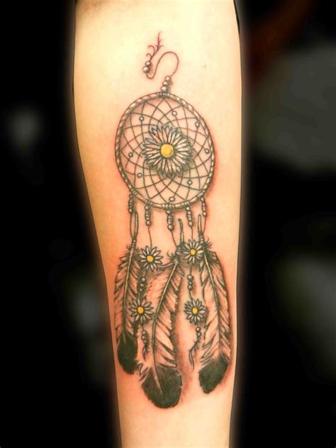 Tattoo Truro Dreamcatcher Cyrus Daisy Flower Indian Tattoo