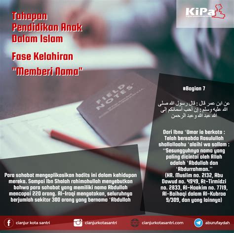 Salah satu buku yang membahas ilmu tauhid adalah kitab tauhid yang ditulis oleh dr. Hadits Tentang Pendidikan Anak - Gambar Islami