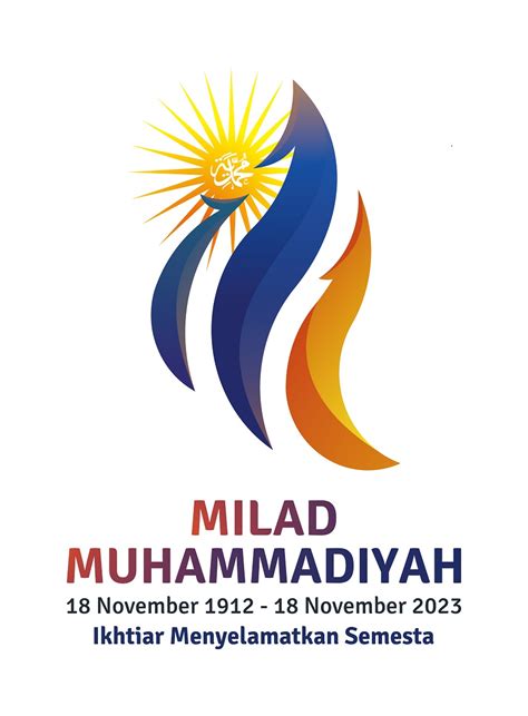 Logo Dan Tema Milad Ke 111 Muhammadiyah 18 November 2023