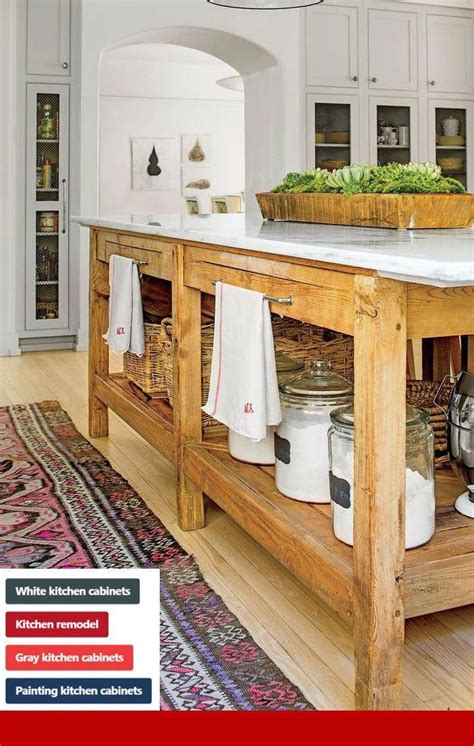 That is typically about 20 inches, depending on your design style. Tall Kitchen Cabinet Height Uk | Stylish kitchen island, Stylish kitchen, Reclaimed kitchen