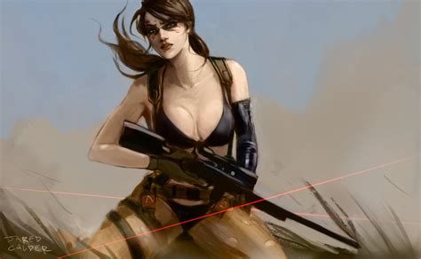 Quiet Boobs Big Boobs Video Game Characters Girls With Guns