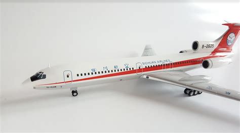 1200 Model Tupolev Tu 154 Sichuan Airlines Jc Wings