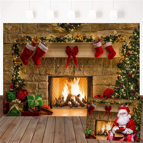 Poly Or Vinyl Photography Backdrop Christmas Holiday Backdrop Item 5003