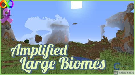 Minecraft Amplified Large Biomes Preset Tutorial Youtube