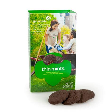 Girl Scout Thin Mints Cookies 32 Per Box