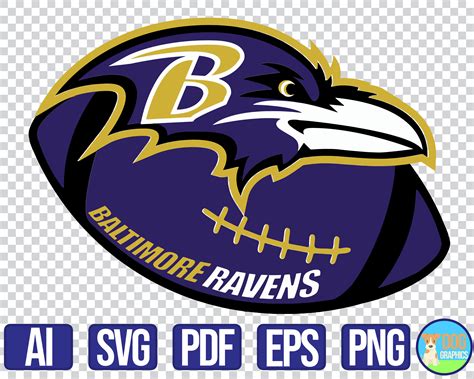 Baltimore Ravens Svg Nfl Football Sports Logo For Cricut Etsy