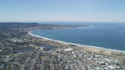 Seaside Monterey Aerial Stock Footage 1 Video Axiom Images