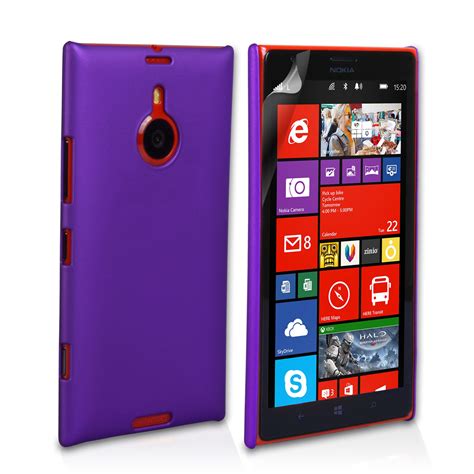 Yousave Accessories Nokia Lumia 1520 Hard Hybrid Case Purple