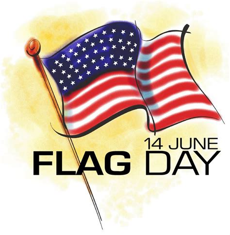 American Flag Day Clip Art American Flag Day Stock Vector