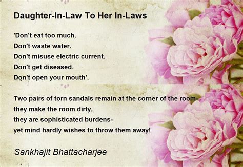 Daughter In Law To Her In Laws By Sankhajit Bhattacharjee Daughter In