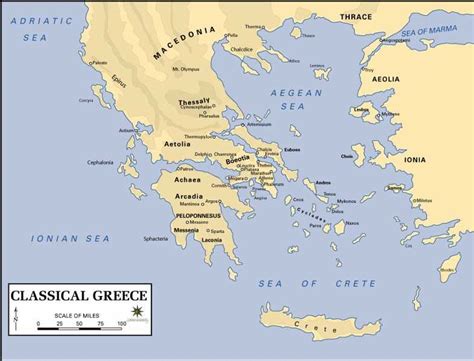 Modern Day Greece Map Labeled