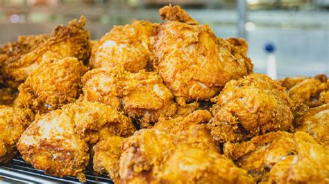 Collect as much fried chicken from as many restaurants as possible under one roof, then spend the night devouring it. Knott's Berry Farm Reopens Their Famous Fried Chicken ...