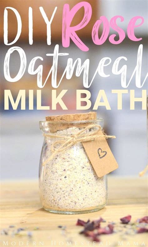 Diy Milk Bath Recipe Lavender Rose And Oatmeal Modern Homestead Milk Bath Recipe Bath
