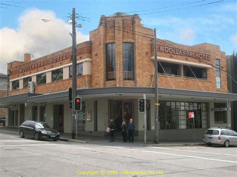 Sydney Art Deco Heritage The Woollahra Hotel