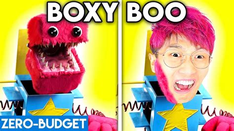 Boxy Boo With Zero Budget Project Playtime Lankybox Parody Youtube