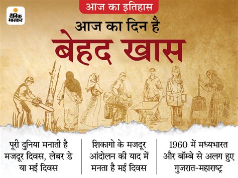 135 साल पुरानी घटना की याद में मनता है मजदूर दिवस हमारे यहां तो महाराष्ट्र और गुजरात दिवस भी