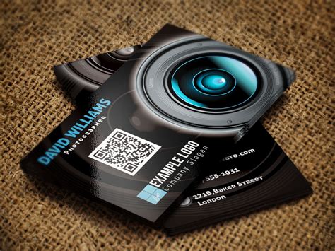 Business card designed for photography company | Photography business ...