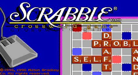 Screenshot Of Scrabble The Deluxe Computer Edition Dos 1990 Mobygames