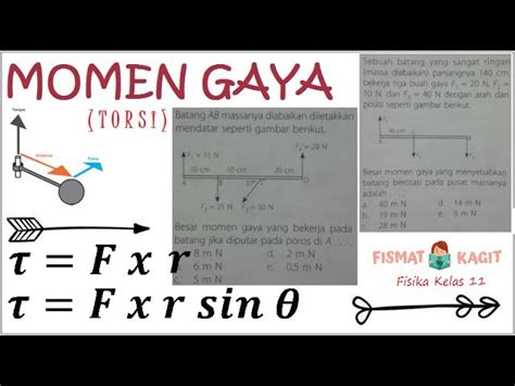 Contoh Soal Materi Momen Gaya Materi Soal