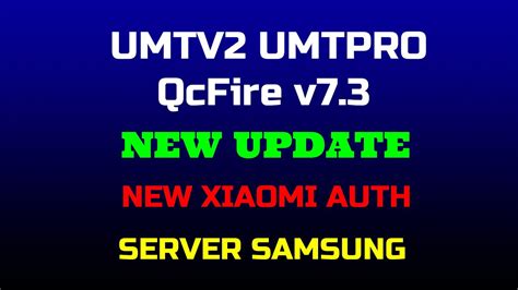 Umt Qcfire V7 3 New Update Youtube