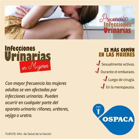 OSPACA Campañas de Prevención Prevención Infecciones Urinarios