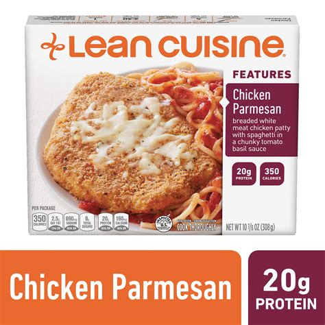 Lean Cuisine Features Chicken Parmesan Frozen Meal 10875 Oz Walmart
