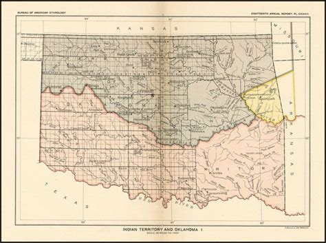 1907 Indian Territory And Oklahoma Territory Join To Form Oklahoma