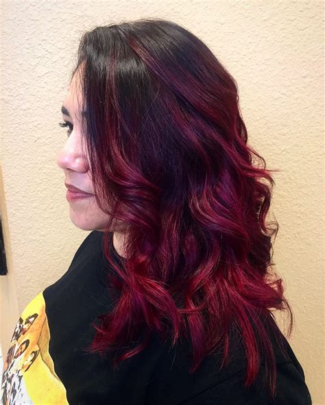 Burgundy hair color | Burgundy hair, Hair color burgundy ...