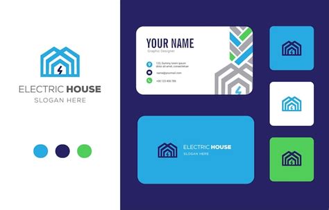 Premium Vector Simple Smart House Logo Business Name Card Company Logo