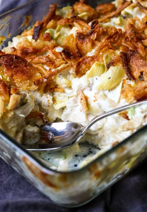 Discover some chicken salad recipe ideas and a few of the many alternatives you can use in a chicken salad. One-Pan Hot Artichoke Chicken Salad | Mom's Dinner ...