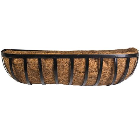 Log in/sign up to use wishlists! CobraCo 24 in. English Horse Trough Metal Planter-HTR24-B ...