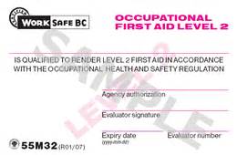 OFA Level 2 Surrey Occupational First Aid Level 2 Surrey Mainland Safety