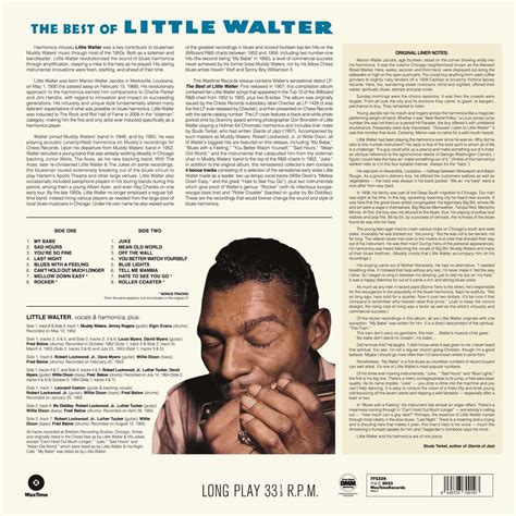 Little Walter Marion Walter Jacobs The Best Of Little Walter 180g