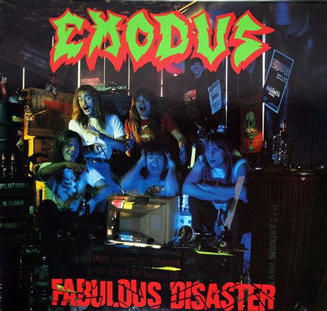 Exodus Fabulous Disaster Speed Thrash Metal Album Cover Gallery And 12