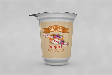 yogurt mockup  psd designhooks