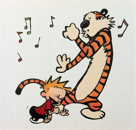 Image Result For Calvin Hobbes Dancing Tattoo Calvin And Hobbes Tattoo