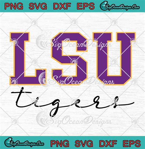 Lsu Tigers Football Svg Geaux Tigers National Championship Svg Png