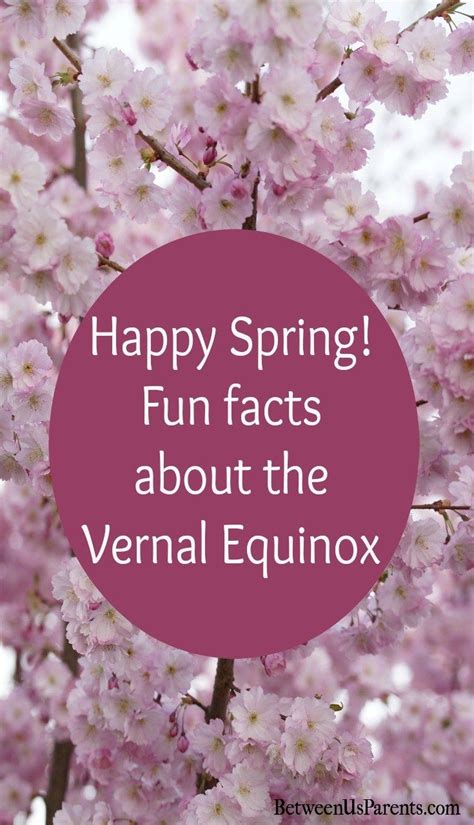 Facts About The Vernal Equinox The First Day Of Spring First Day Of