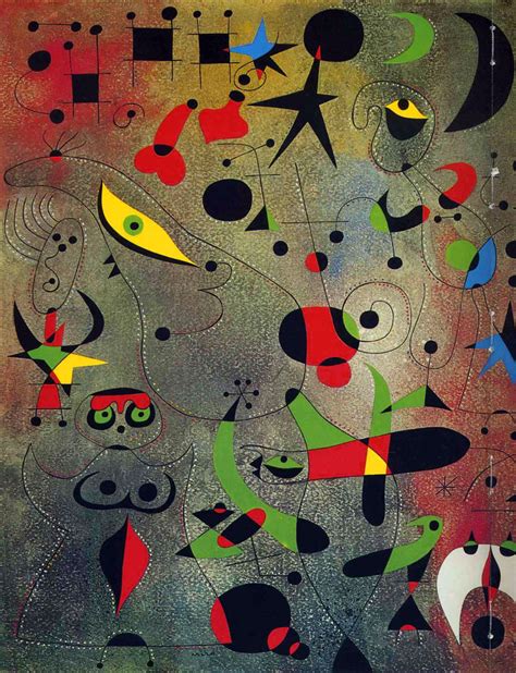 Risveglio Allalba Costellazioni Famoso Dipinto Di Joan Miró Joan