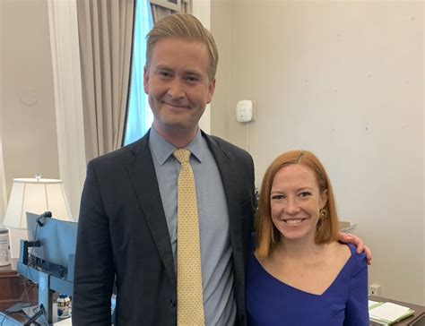 Jen Psaki And Fox Correspondent Peter Doocy Lay Down Their Weapons