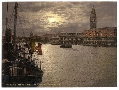 Venice By Moonlight 1890s Ciel Bleu Media