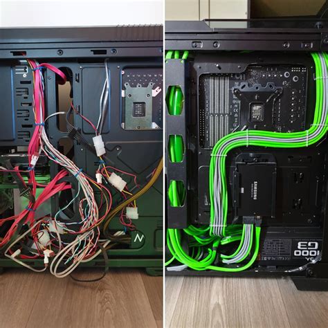 Cable Management First Vs Second Build R Pcmasterrace