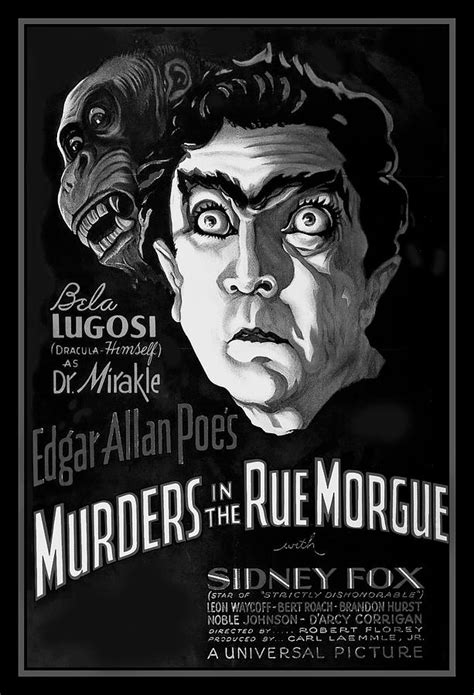 Murders In The Rue Morgue Classic Vintage Horror Movie Poster 1932